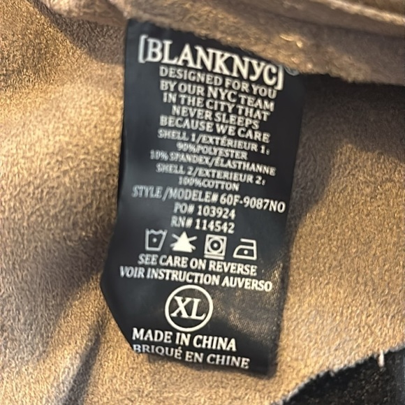 BLANKNYC Artsy Boho Minimalist Ultra Suede Cowl Cardigan Lightweight Jacket S/XL - Picture 14 of 15